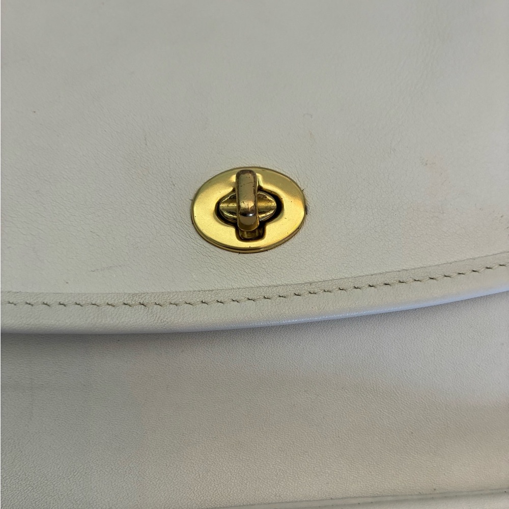 Vintage Coach City Bag 9790 Ivory Bone - Picture 3 of 16